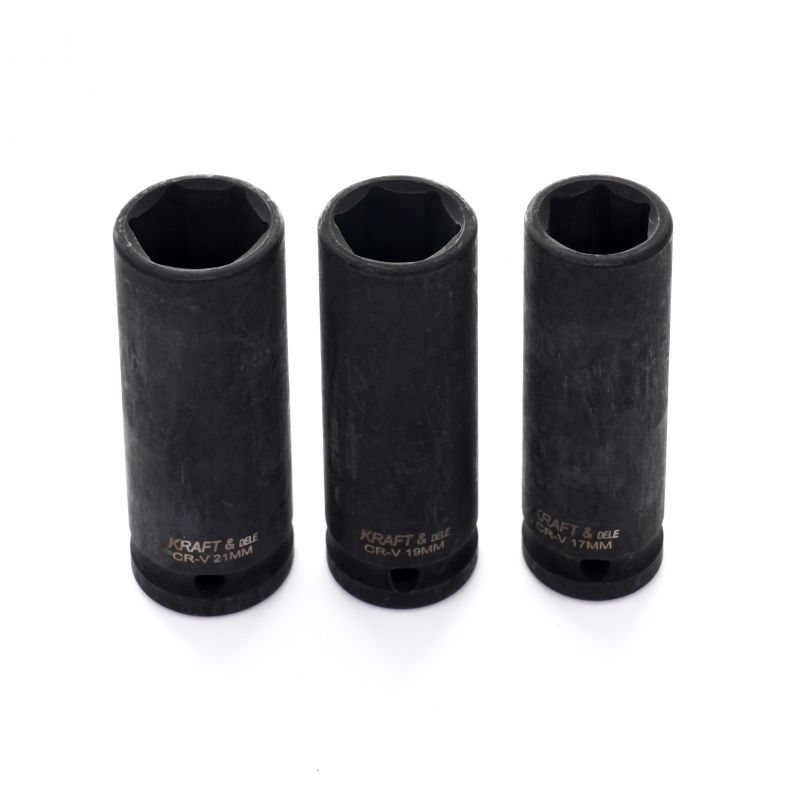 Nasadki udarowe 3el. 1/2" L:78 KD11750