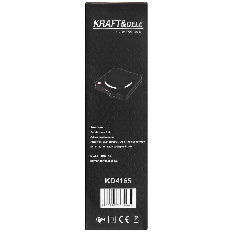 Elektrický sporák 2000W 185mm KD4165