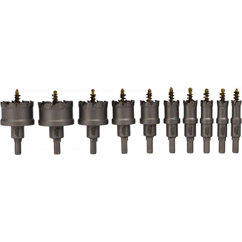 Otwornice / wiertła widiowe do metalu 10szt. KD10061