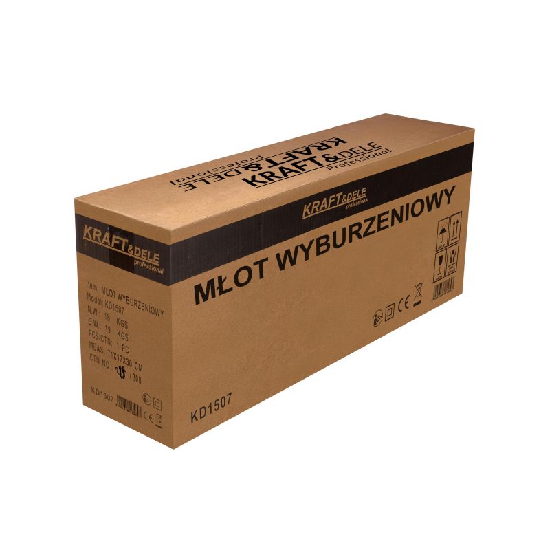 Młot udarowy kujący 3000W / 55J / KD1507