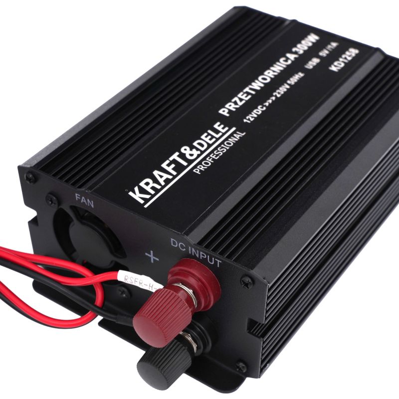 Przetwornica 12V na 230V 300W / 600W skorygowana sinusoida KD1258