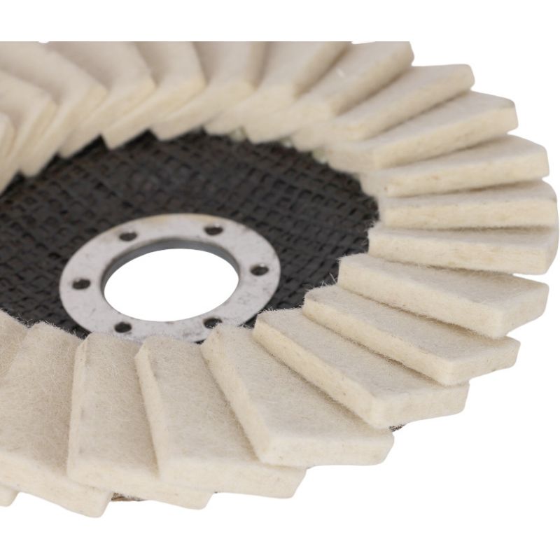 Tarcza filcowa filc do polerowania metalu 125mm KD959