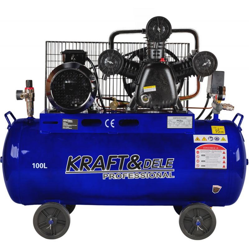 Kompresor olejowy 100L 4100W 650L/min KD4066