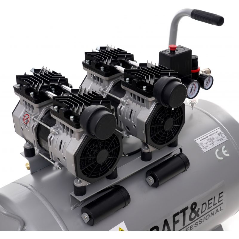 Kompresor bezolejowy 100L / 2 x 1500W KD1398