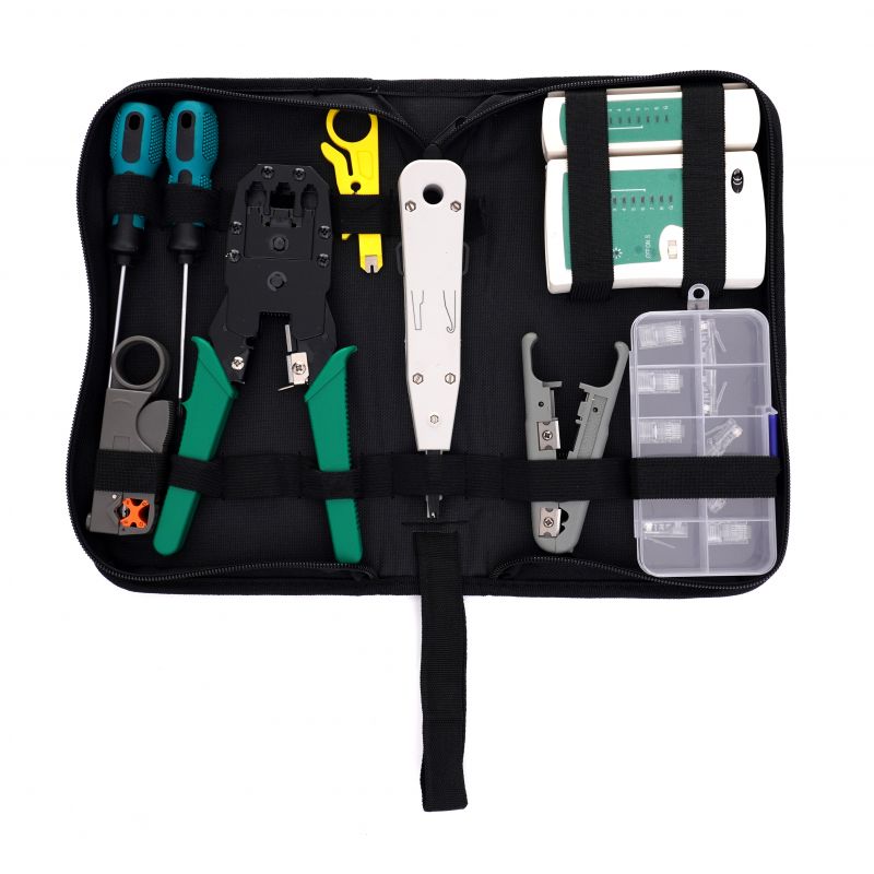 Zestaw narzędzi sieciowych 9 el. KD10881