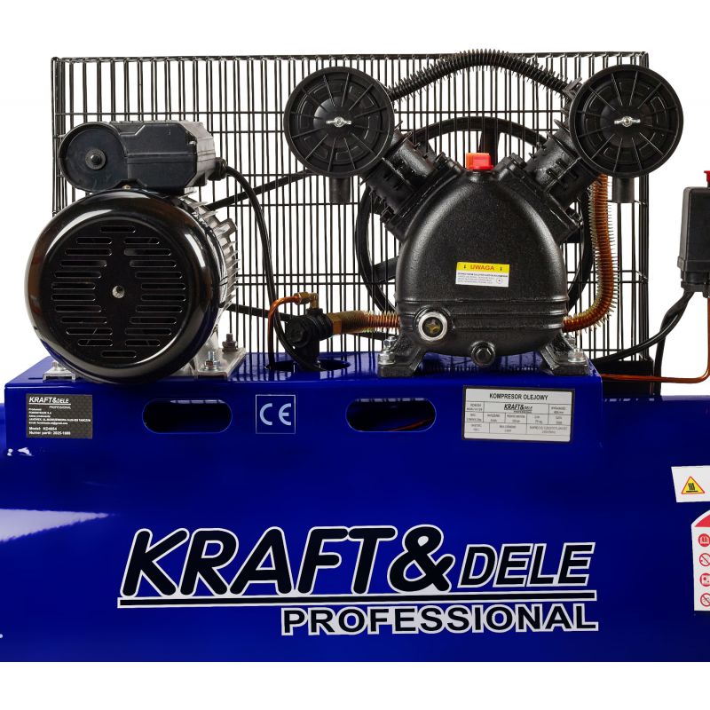 Kompresor olejowy 100L 2 TŁOKI 230V KD4054
