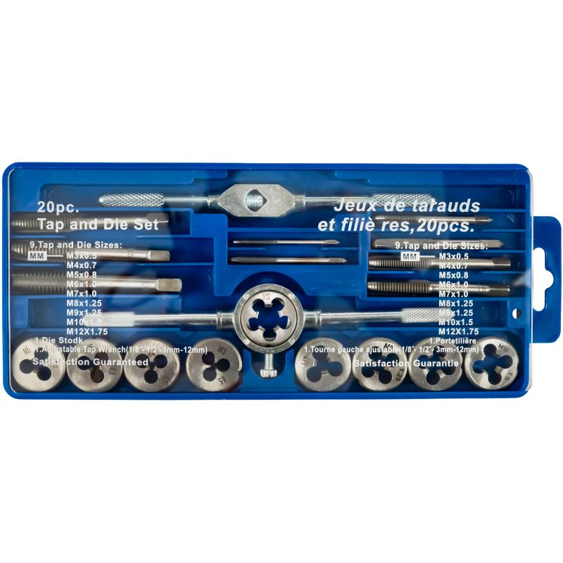 Zestaw gwintowników i narzynek 20 el. KD10288