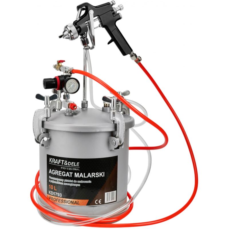 Agregat malarski pneumatyczny 10L KD5793