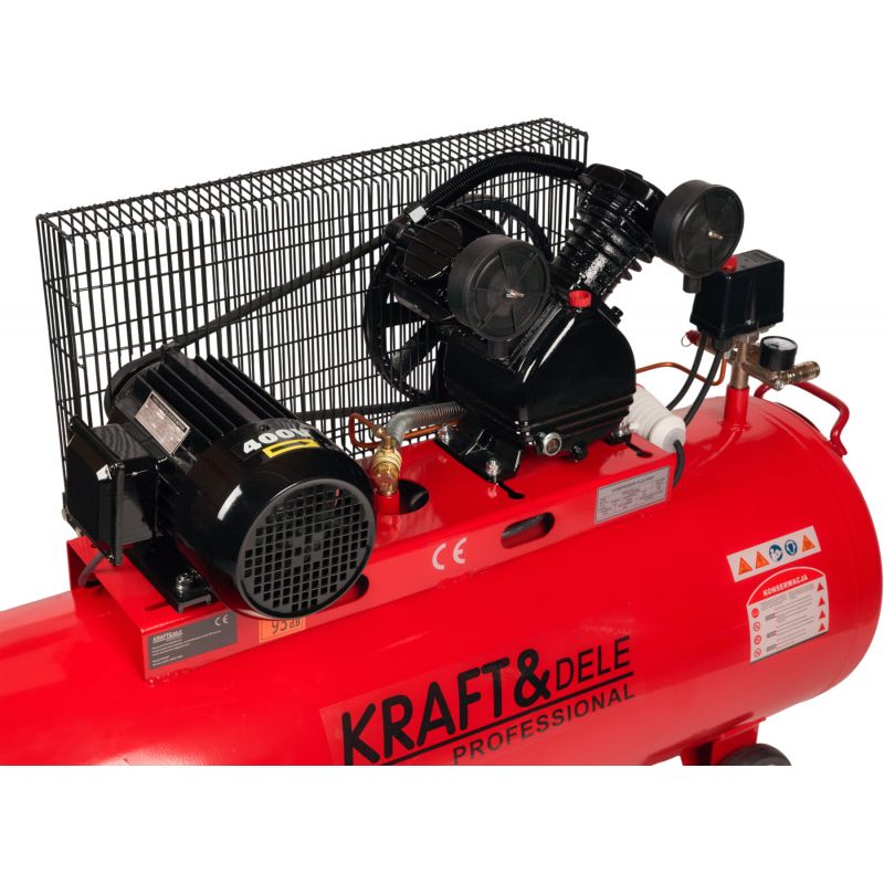 Kompresor Olejowy 200L 2 Tłoki 400V KD407