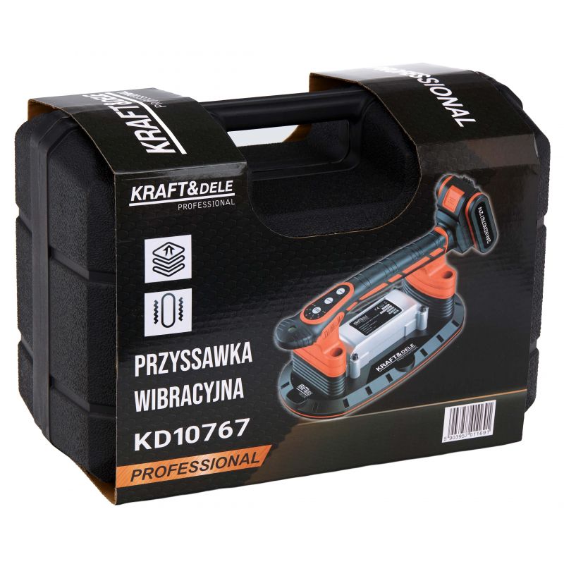 Akumulatorowa przyssawka wibracyjna 21V 24h KD10767