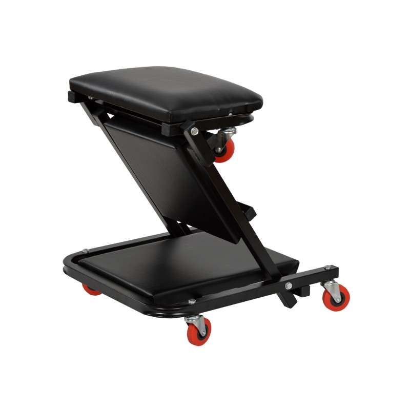 Leżak warsztatowy, siedzisko KD378 składane Leżanka