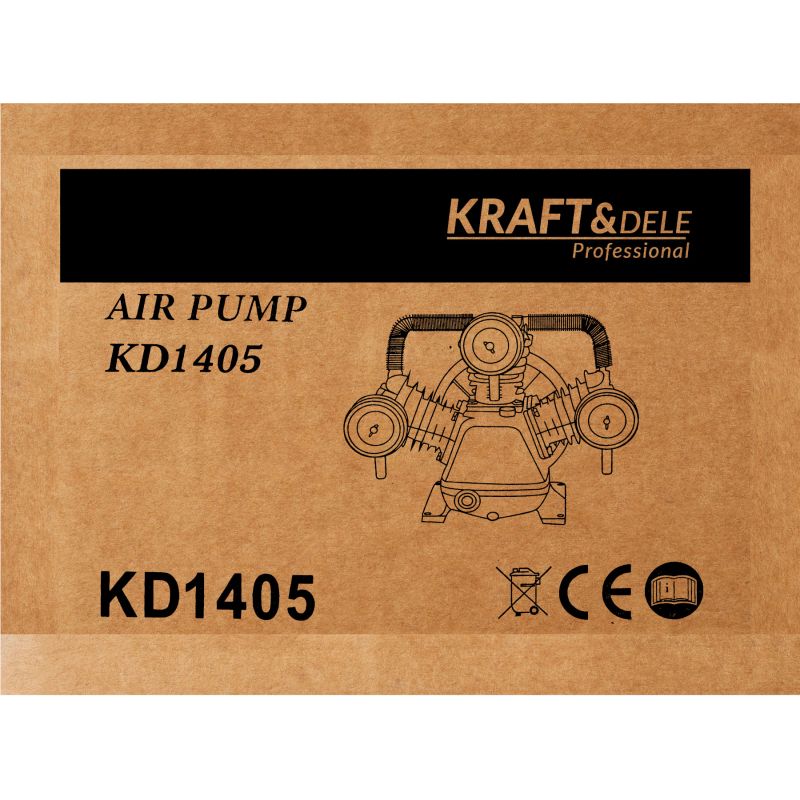 Kompresor s piestovým pohonom, 3 kW, 3 valce, model KD1405