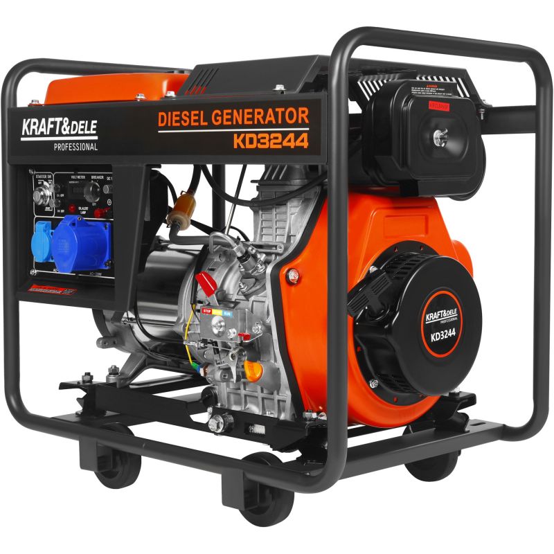 Generátor 7kW Diesel 230V 32A KD3244