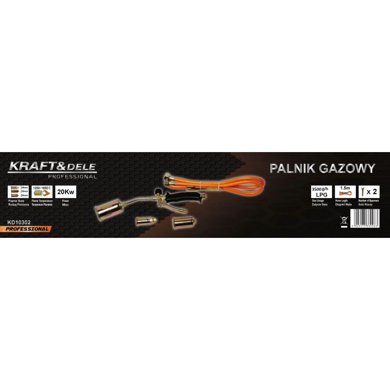 Palnik gazowy KD10302