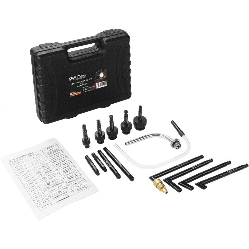 Pompa olejowa 7,5L + adaptery KD12500