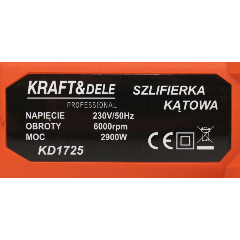Szlifierka kątowa 2900W 230mm KD1725