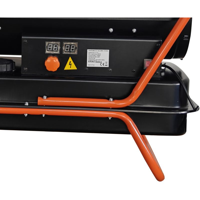 Nagrzewnica olejowa 30 kw / termostat / odprowadzenie spalin KD11715