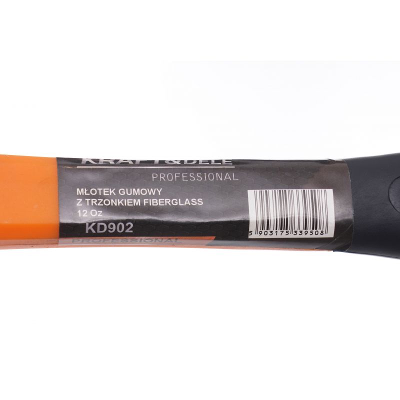 Młotek gumowy z rączką fiberglass KD902