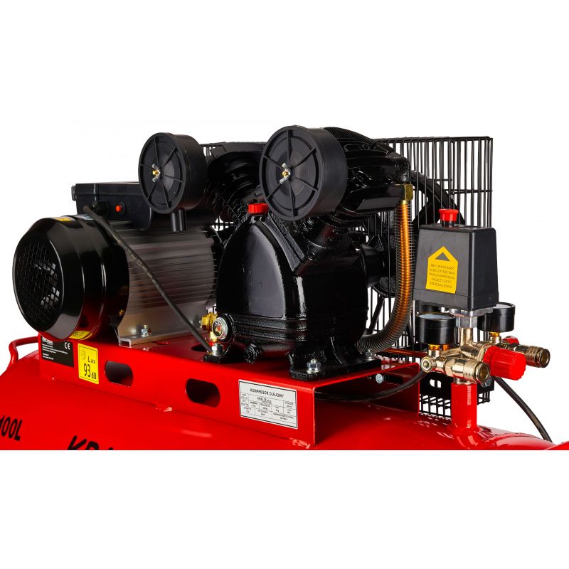 Olejový kompresor 100L 230V KD402
