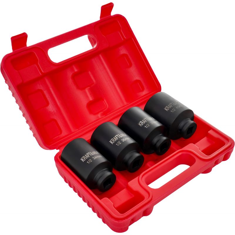 Nasadki udarowe 1/2" 6 kątne 4 szt. KD11753