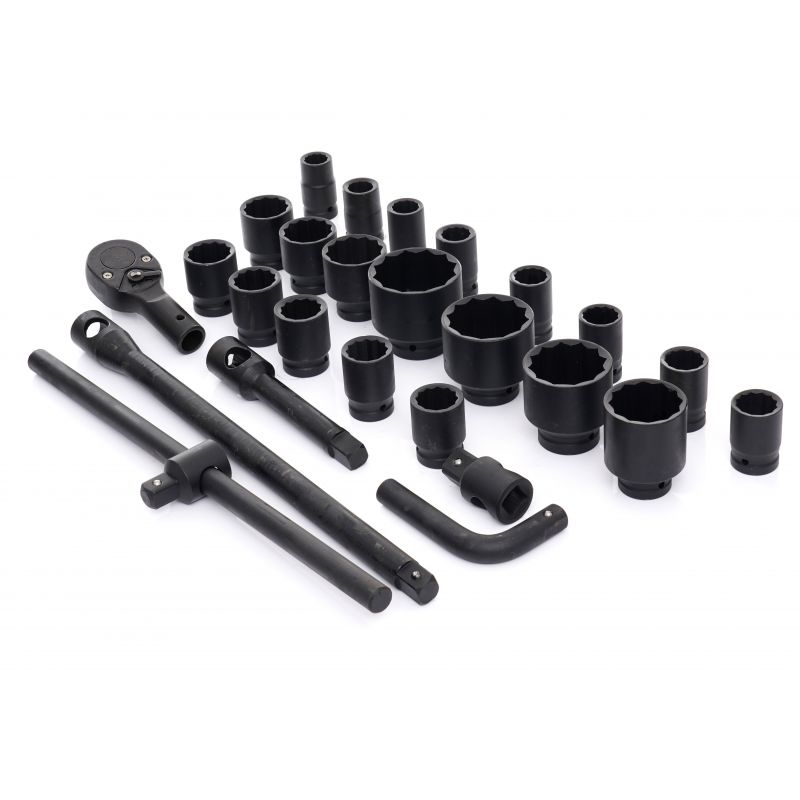 Nasadki udarowe 3/4" 12 - kątne 26 szt. KD11759