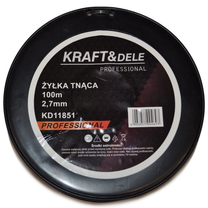 Żyłka tnąca 100m 2,7mm² KD11851