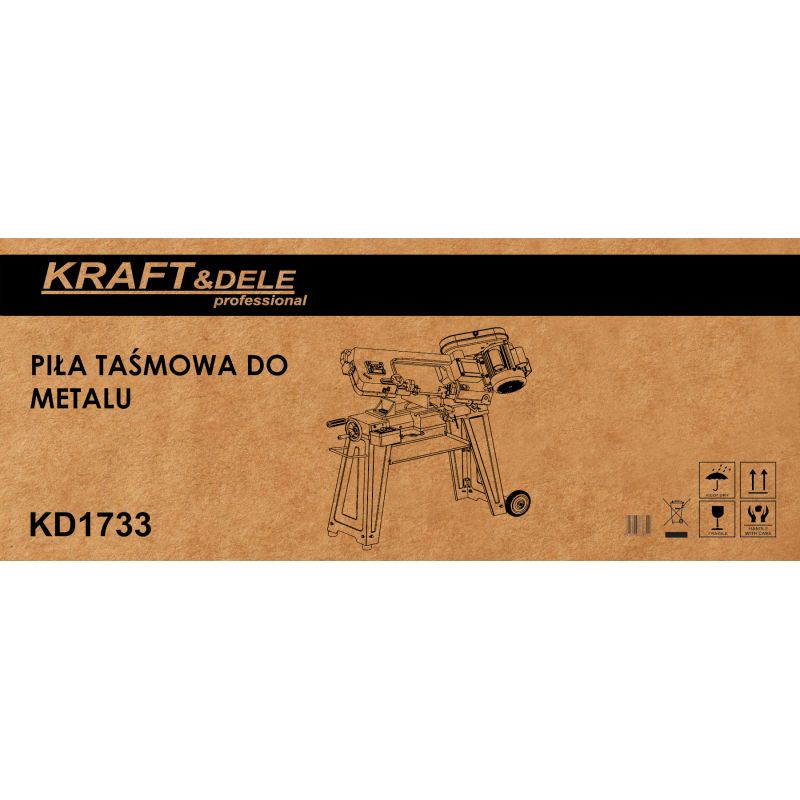 Przecinarka piła taśmowa do metalu 700W KD1733