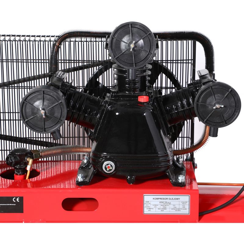 Kompresor Olejowy 200L 3 Tłoki 400V KD408