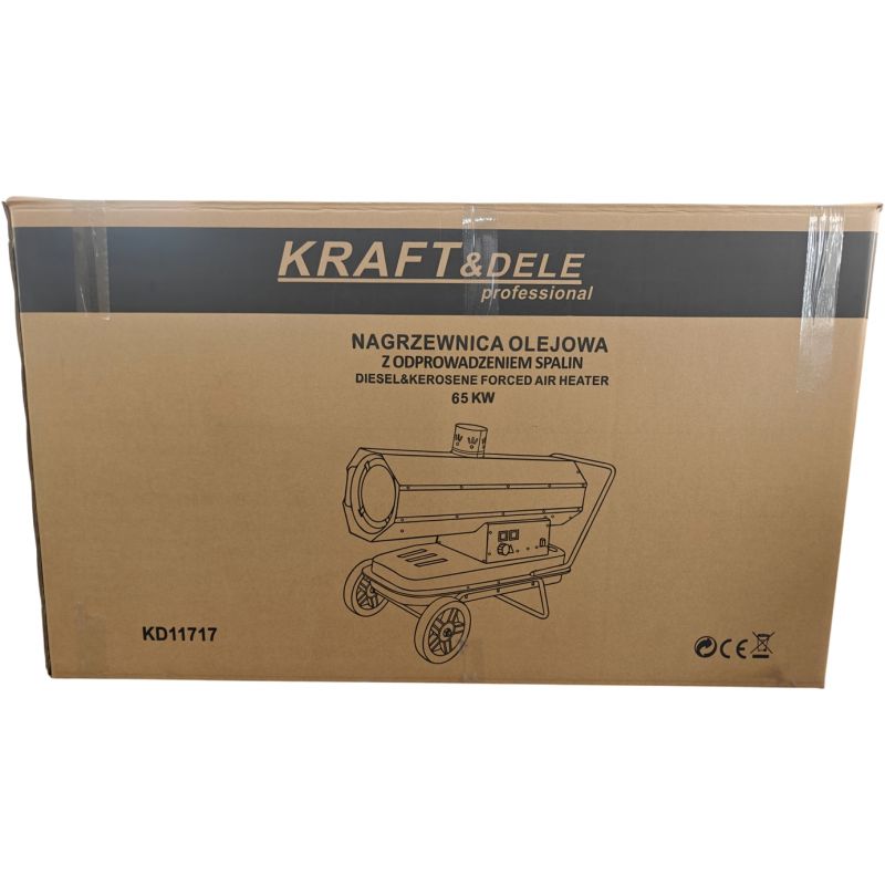 Nagrzewnica olejowa + termostat 65kW KD11717