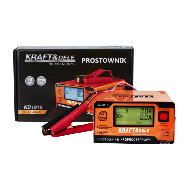 Prostownik mikroprocesorowy 10AMP 12/24V