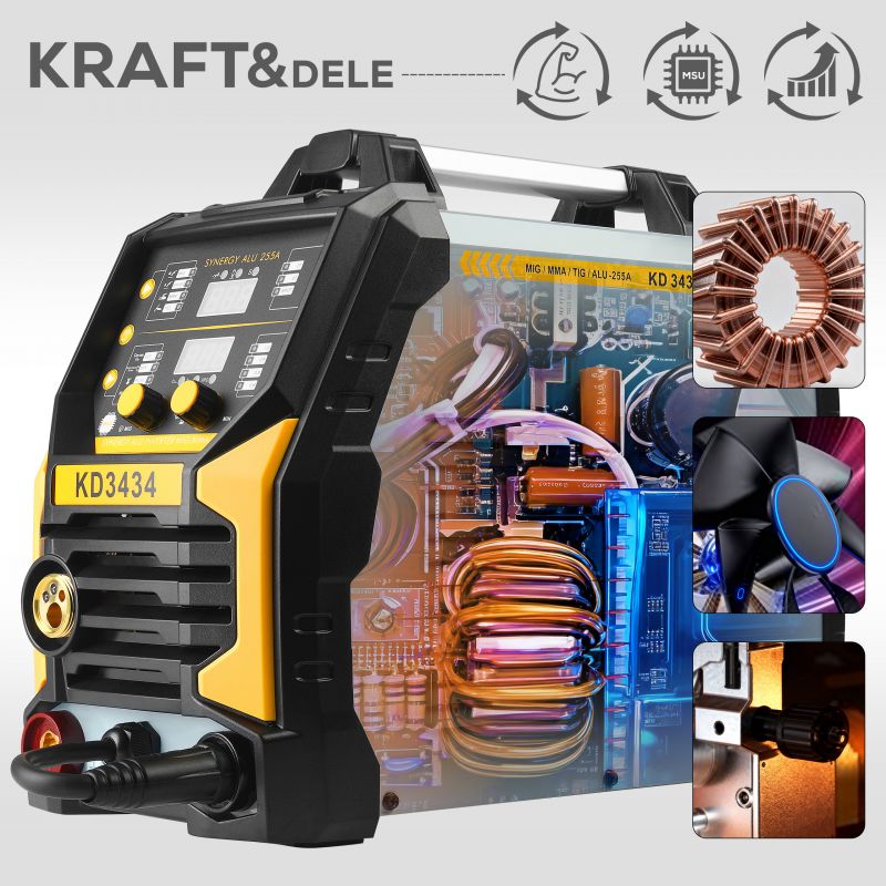 Spawarka inwertorowa MIG Flux MMA TigLift SYNERGIA KD3434