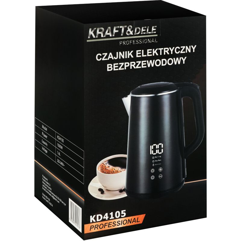 Rýchlovarná kanvica s reguláciou teploty 1,6 l 1500 W KD4105