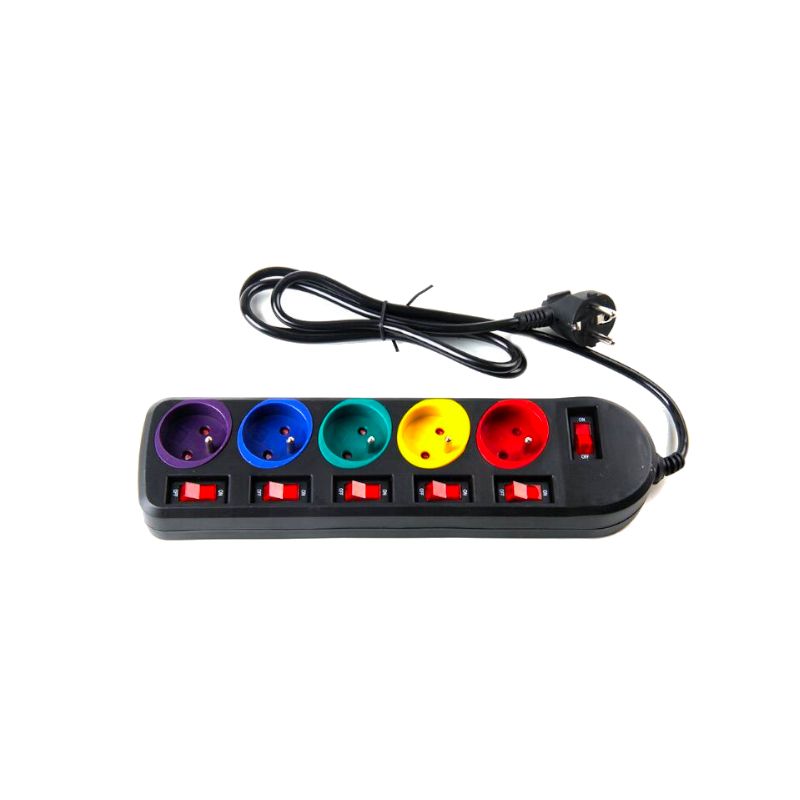 Przedłużacz 1,5m 5gniazd BIAŁY KD4000