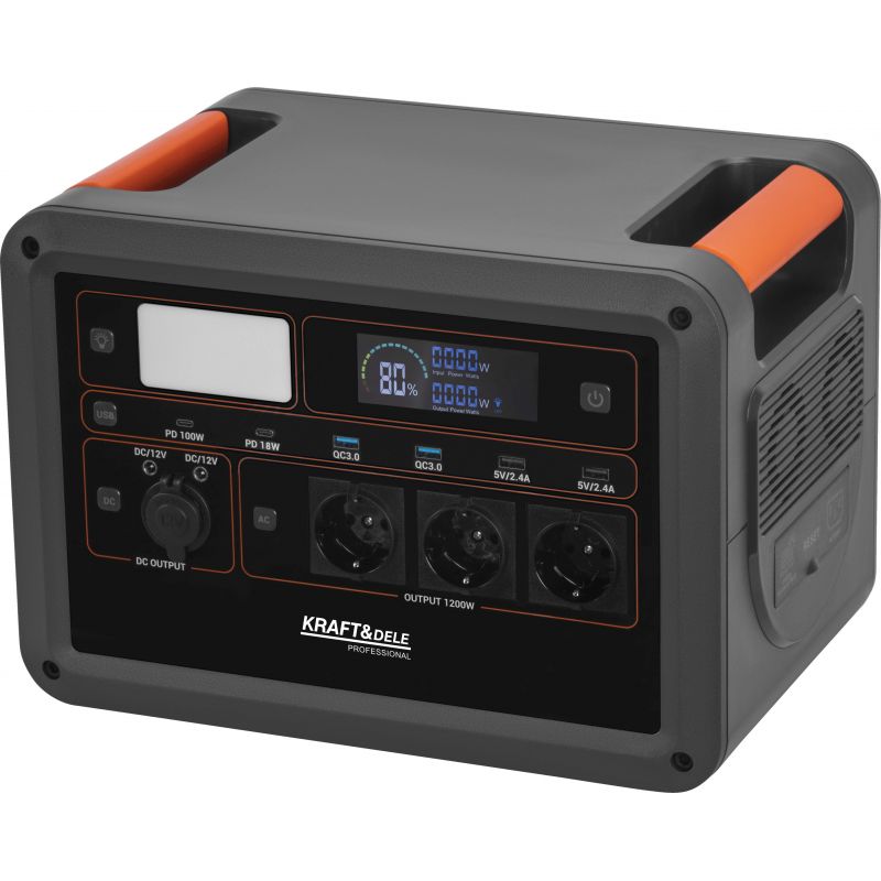 Przenośna stacja zasilania 1152Wh 45Ah / 25.6V KD5532