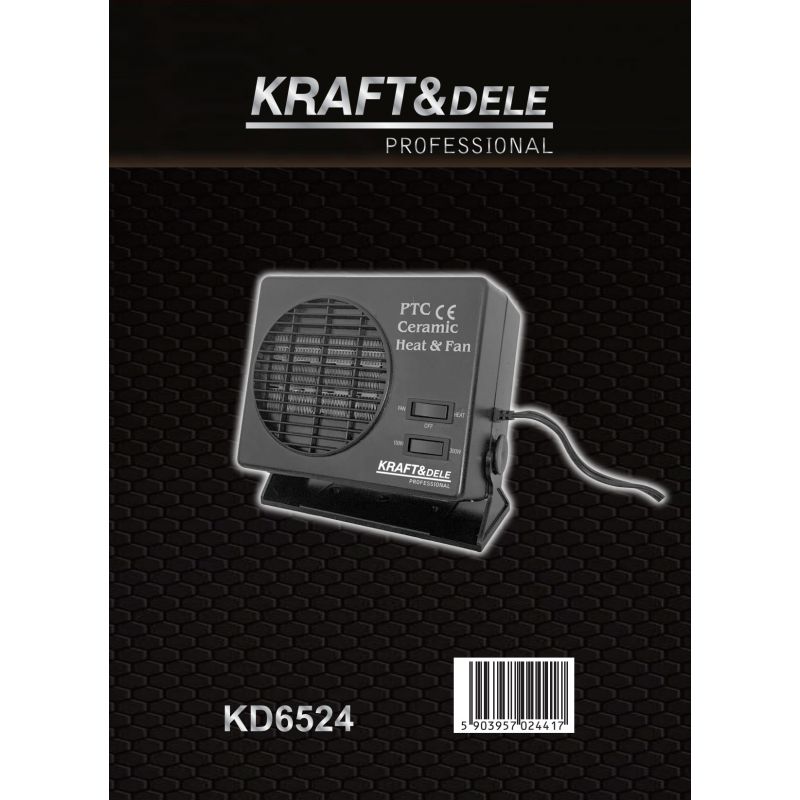 Nagrzewnica samochodowa 12V 300W KD6524