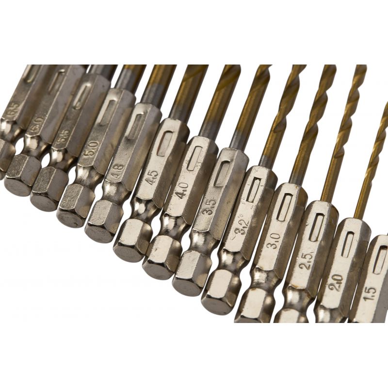 Wiertła do wkrętarki tytanowe 13szt. KD982