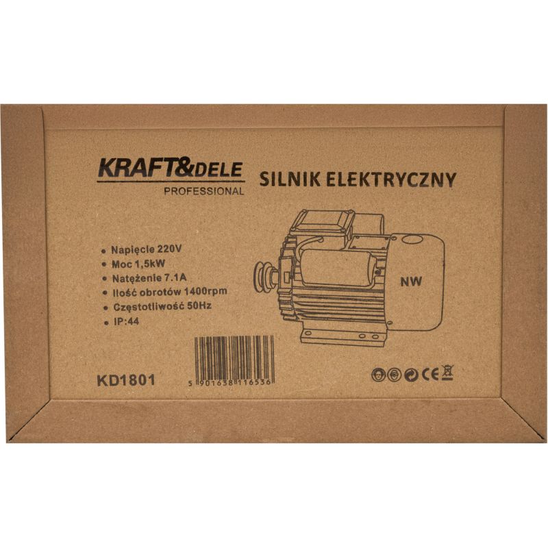 Silnik elektryczny 1,5KW 220V KD1801