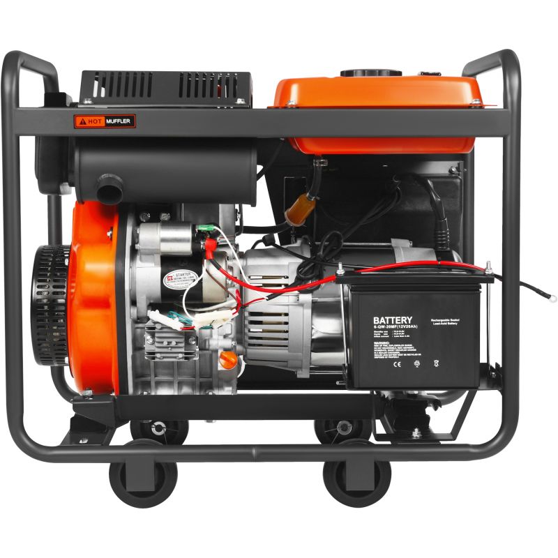 Generátor 7kW Diesel 230V 32A KD3244