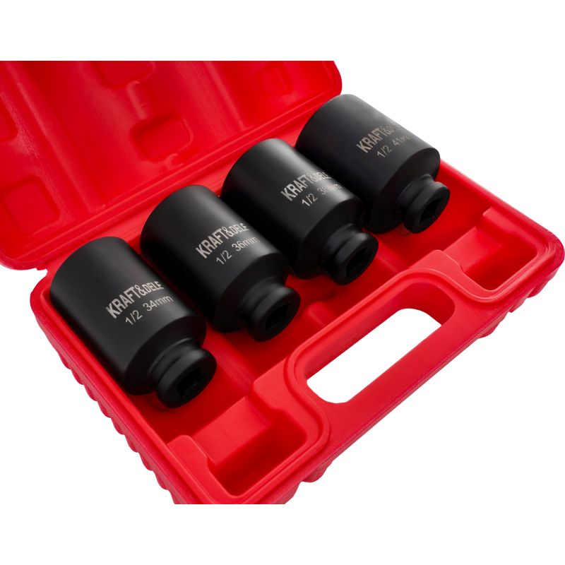 Nasadki udarowe 1/2" 6 kątne 4 szt. KD11753