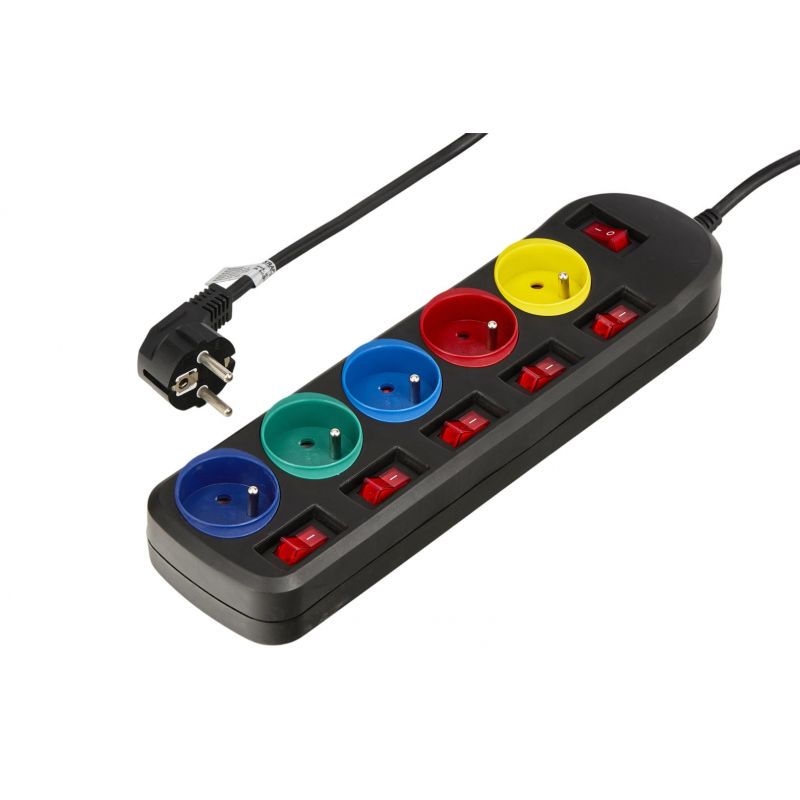 Przedłużacz 5m 5gniazd KD4002