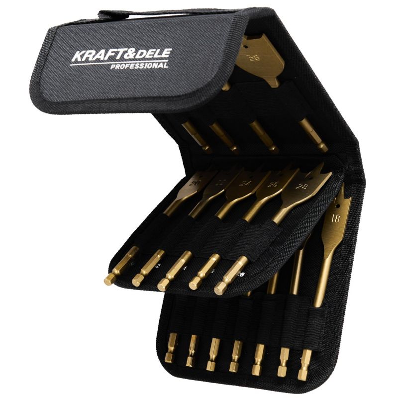 Zestaw wierteł łopatkowych 6-38mm 16szt. KD10637