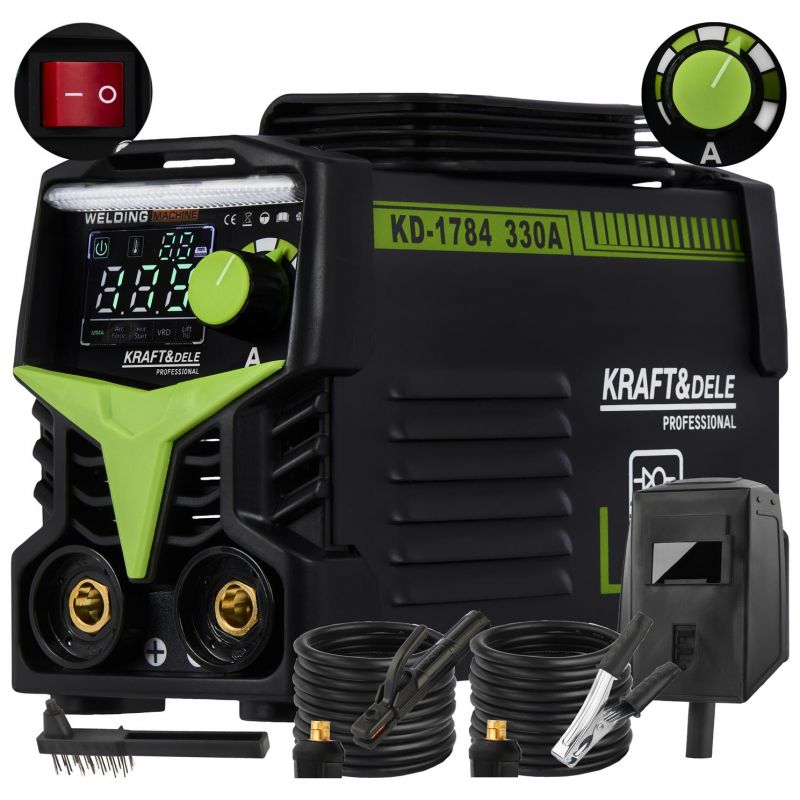 Spawarka inwertorowa 330A MMA TIG LIFT VRD KD1784