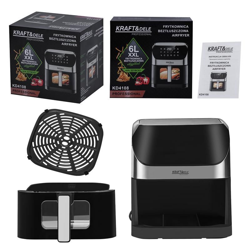 Bezolejová fritéza Airfryer 6 l, model KD4108