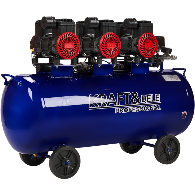 Kompresor bezolejowy 100L 6000W 660L/MIN niebieski KD4094