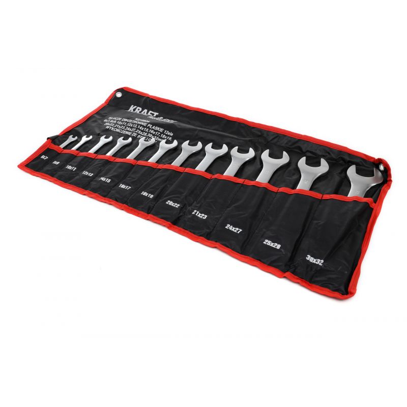 Klucze dwustronnie płaskie 12el. KD10934