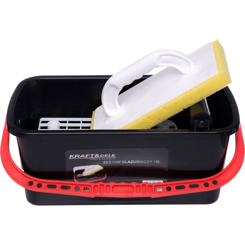 Wiadro glazurnicze 10L zestaw KD10786
