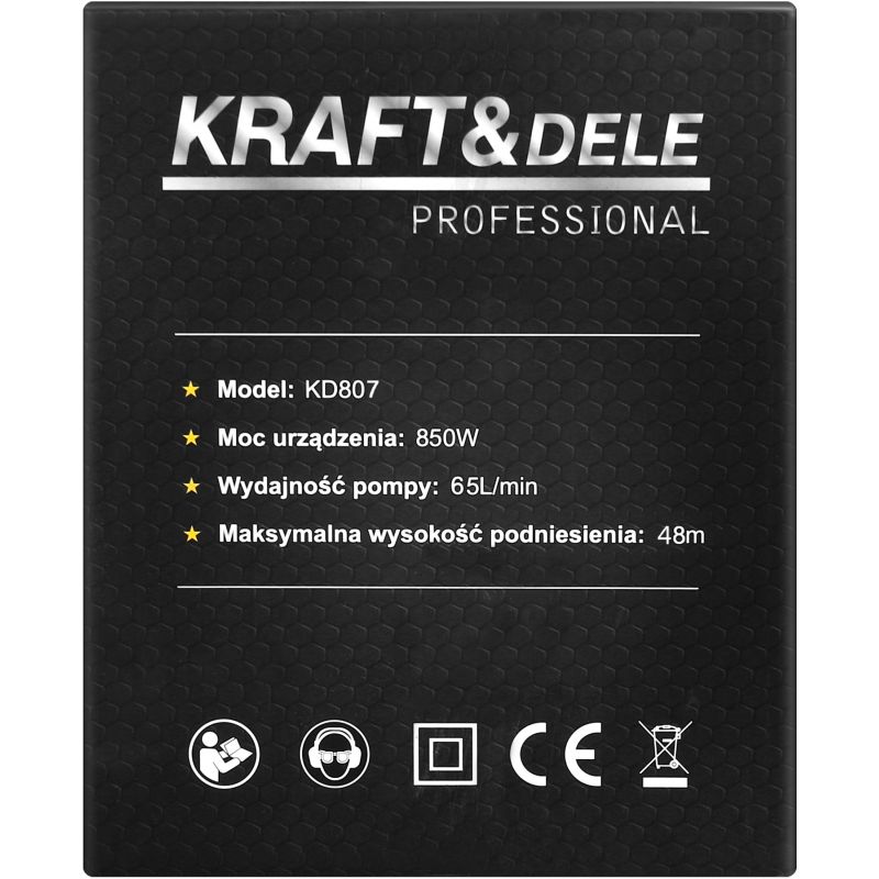 Pompa do wody 1" 850W 65L/MIN KD807