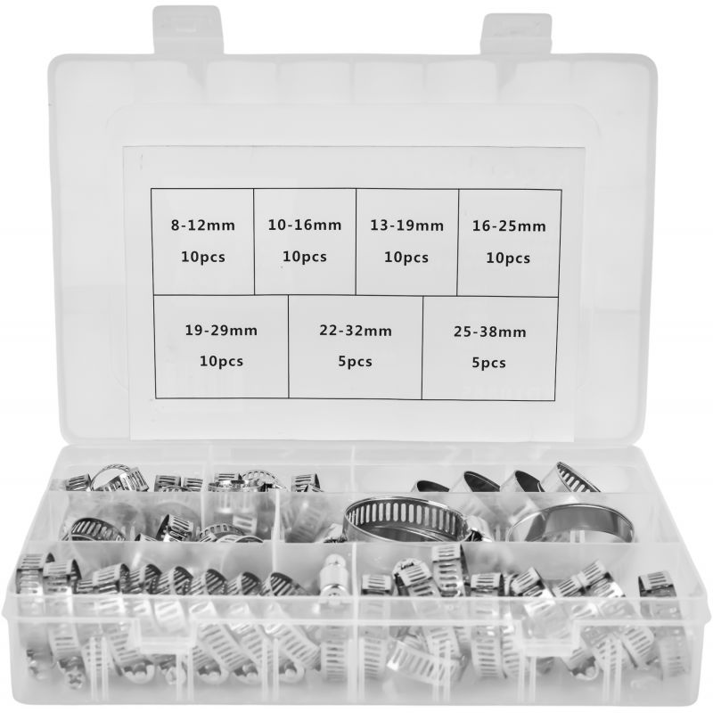 Zestaw opasek zaciskowych ślimakowych 60EL. KD10865