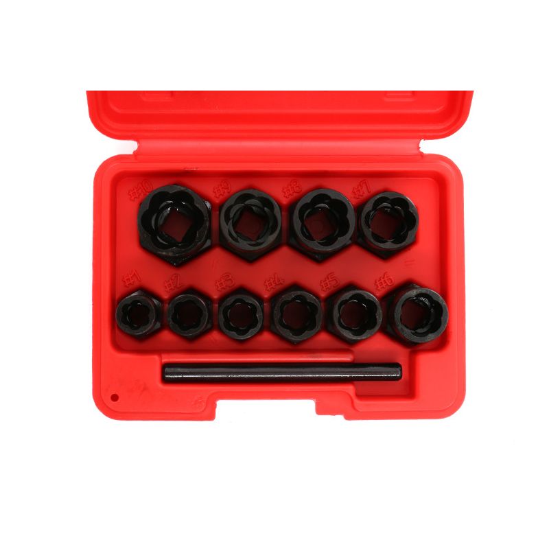 Wykrętaki do zerwanych śrub WYSOKI PROFIL 10 szt. KD10270