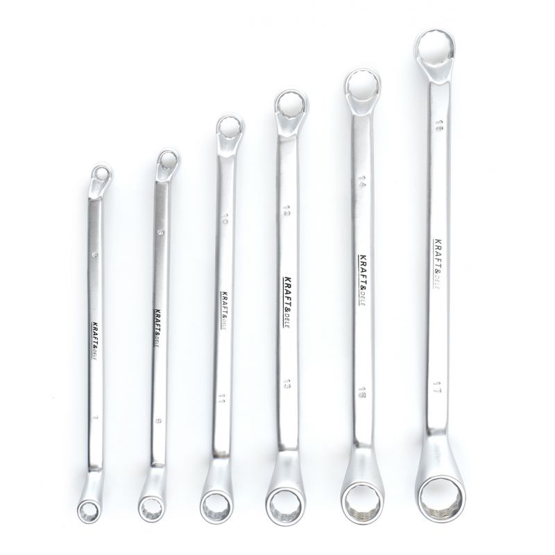 Klucze dwustronnie-oczkowe 6el. KD10940